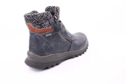 PETER ERIKSON Damen Boot mit Stickrand doppel Reißverschluss einfacher Einstieg in SCHWARZ, BLAU, ROT Warmfutter 58212-Y24001 TEX