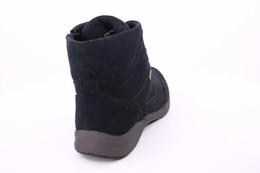 PETER ERIKSON Damen Boot Leder Schnürung und Reißverschluss DENIM Warmfutter FLEXI-16 TEX