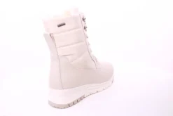 PETER ERIKSON Damen Boot Softrand Schnürung und Reißverschluss BEIGE Warmfutter 21008-C24002 TEX