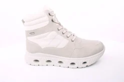 PETER ERIKSON Damen Boot Softrand Schnürung und Reißverschluss BEIGE Warmfutter TEX 26106-Y25005