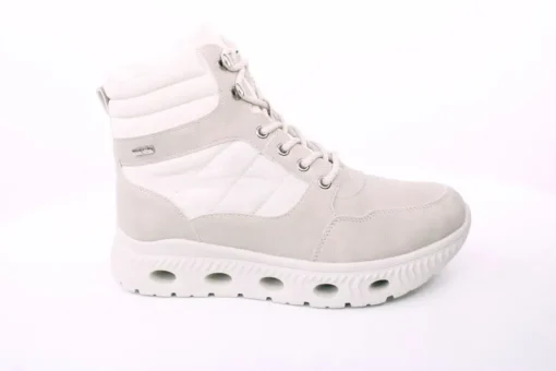 PETER ERIKSON Damen Boot Softrand Schnürung und Reißverschluss BEIGE Warmfutter TEX 26106-Y25005