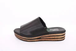PETER ERIKSON Damen Pantolette Leder schwarz S14 3018-C23002
