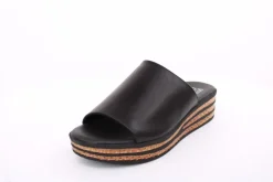 PETER ERIKSON Damen Pantolette Leder schwarz S14 3018-C23002