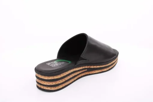 PETER ERIKSON Damen Pantolette Leder schwarz S14 3018-C23002