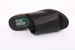 PETER ERIKSON Damen Pantolette Leder schwarz S14 3018-C23002