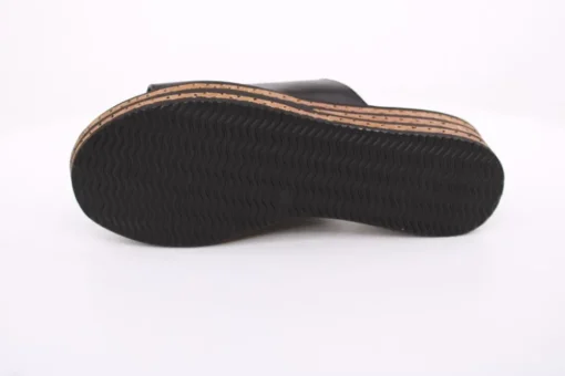 PETER ERIKSON Damen Pantolette Leder schwarz S14 3018-C23002