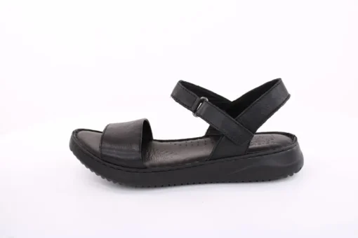 PETER ERIKSON Damen Sandale Leder Comfort- Fußbett blau, schwarz S13 231521