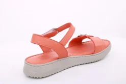 PETER ERIKSON Damen Sandale Leder Comfort-Fußbett orange S14 241604