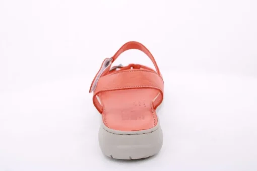 PETER ERIKSON Damen Sandale Leder Comfort-Fußbett orange S14 241604