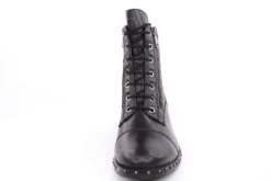PETER ERIKSON Damen Schnürboots Leder Nietenbesatz Steppmuster schwarz S23 DORIS-2110-S
