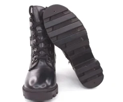 PETER ERIKSON Damen Schnürboots Stiefelette Leder Blockabsatz schwarz S23 ARIELA-GR-2316