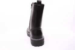 PETER ERIKSON Damen Schnürstiefel Schnürung und Reißverschluss in SCHWARZ mit Warmfutter 18650-Y22002