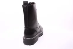 PETER ERIKSON Damen Schnürstiefel Schnürung und Reißverschluss in SCHWARZ mit Warmfutter 18650-Y22002