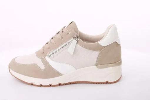 PETER ERIKSON Damen Sneaker Wechselfußbett Materialmix beige S14 12806-Y23017
