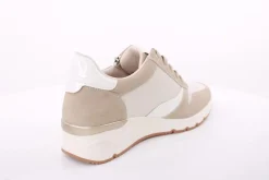 PETER ERIKSON Damen Sneaker Wechselfußbett Materialmix beige S14 12806-Y23017