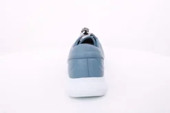 PETER ERIKSON Damen Sneaker Leder Wechsel- Fußbett blau, weiß S14 241861