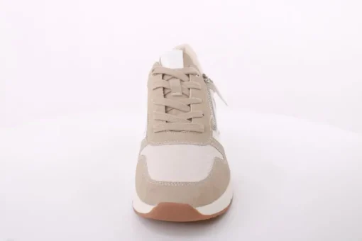 PETER ERIKSON Damen Sneaker Wechselfußbett Materialmix beige S14 12806-Y23017