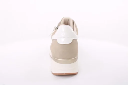 PETER ERIKSON Damen Sneaker Wechselfußbett Materialmix beige S14 12806-Y23017