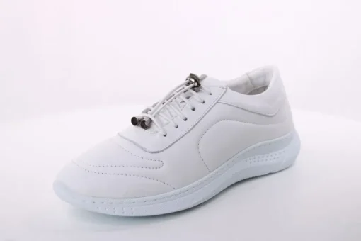 PETER ERIKSON Damen Sneaker Leder Wechsel- Fußbett blau, weiß S14 241861