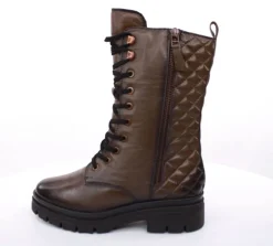 PETER ERIKSON Damen Stiefel Schnürstiefel Leder grün S23 LANA-2331
