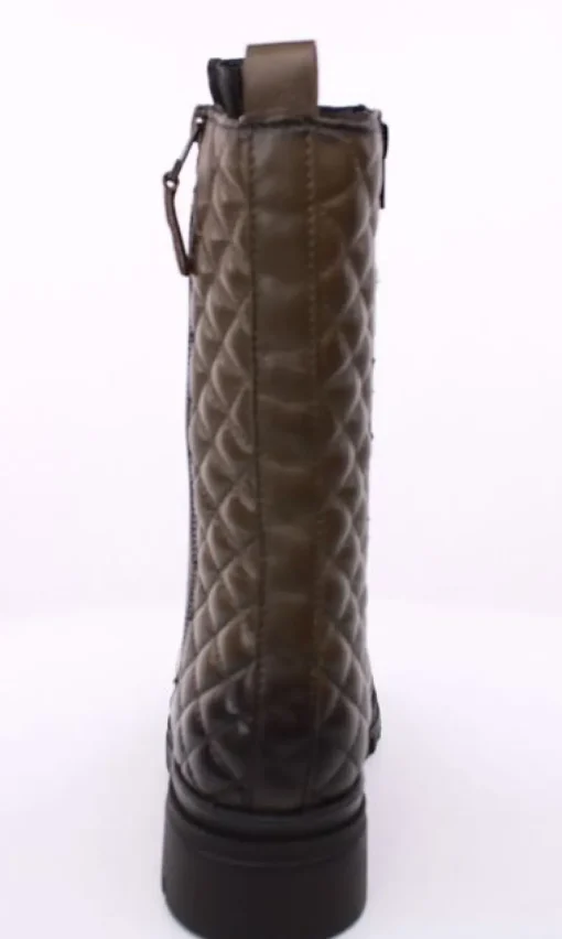 PETER ERIKSON Damen Stiefel Schnürstiefel Leder grün S23 LANA-2331