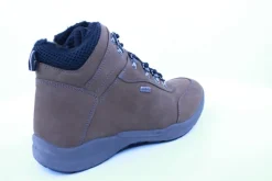 PETER ERIKSON Herren Boot Leder Extraweit Schnürung und Reißverschluss in PEANUT mit Warmfutter FLEXI-05A TEX