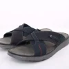 PETER ERIKSON Herren Pantolette Leder blau S14  Thar-03