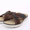 PETER ERIKSON Herren Pantolette Leder braun S14 K-0028-111