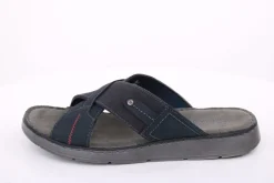 PETER ERIKSON Herren Pantolette Leder blau S14  Thar-03