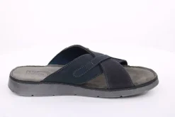 PETER ERIKSON Herren Pantolette Leder blau S14  Thar-03