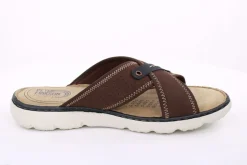 PETER ERIKSON Herren Pantolette Leder braun S14 K-0028-111