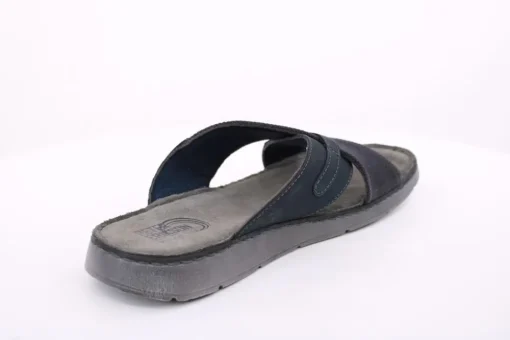 PETER ERIKSON Herren Pantolette Leder blau S14  Thar-03
