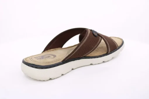 PETER ERIKSON Herren Pantolette Leder braun S14 K-0028-111