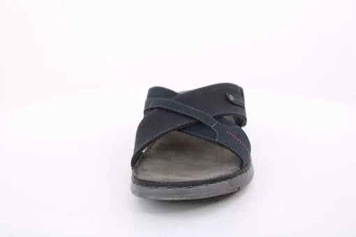 PETER ERIKSON Herren Pantolette Leder blau S14  Thar-03