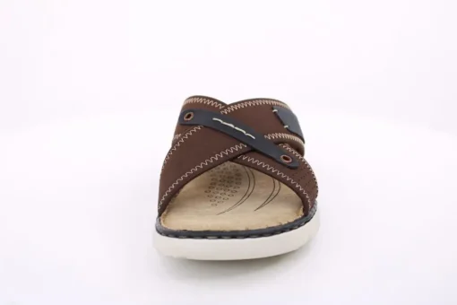 PETER ERIKSON Herren Pantolette Leder braun S14 K-0028-111