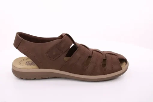 PETER ERIKSON Herren Sandale Schuhspitze geschlossen Leder braun S14 AR-52