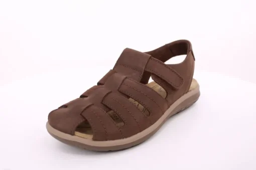 PETER ERIKSON Herren Sandale Schuhspitze geschlossen Leder braun S14 AR-52