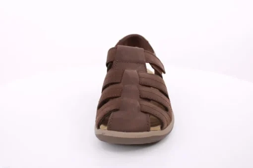 PETER ERIKSON Herren Sandale Schuhspitze geschlossen Leder braun S14 AR-52