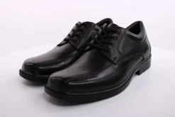 PETER ERIKSON Herren Schnürschuh Leder Wechselfußbett klassisch schwarz S14  NB-02