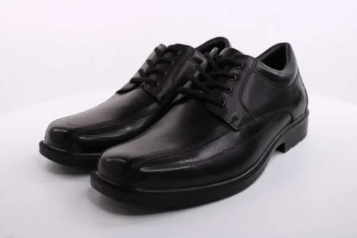 PETER ERIKSON Herren Schnürschuh Leder Wechselfußbett klassisch schwarz S14  NB-02