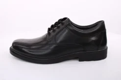 PETER ERIKSON Herren Schnürschuh Leder Wechselfußbett klassisch schwarz S14  NB-02