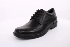 PETER ERIKSON Herren Schnürschuh Leder Wechselfußbett klassisch schwarz S14  NB-02