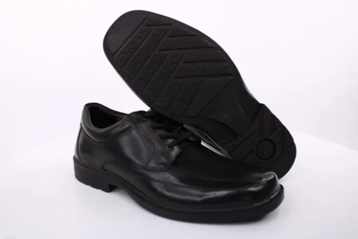 PETER ERIKSON Herren Schnürschuh Leder Wechselfußbett klassisch schwarz S14  NB-02
