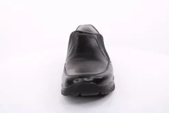 PETER ERIKSON Herren Slipper Leder Wechselfußbett klassisch schwarz S14 DN-55