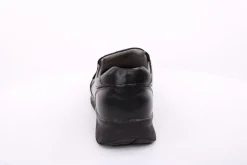PETER ERIKSON Herren Slipper Leder Wechselfußbett klassisch schwarz S14 DN-55