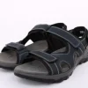 PETER ERIKSON Herren Trekkingsandale Leder blau S14 Mount-130