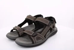 PETER ERIKSON Herren Trekkingsandale Leder grau S14 AR-75