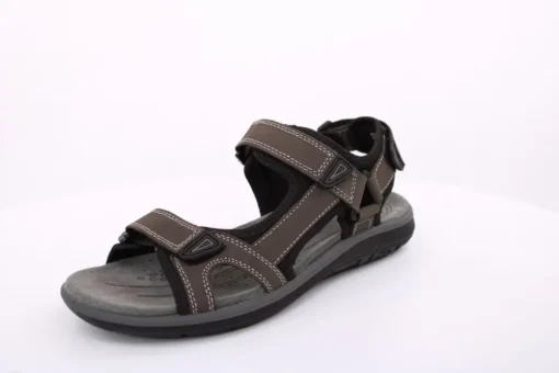 PETER ERIKSON Herren Trekkingsandale Leder grau S14 AR-75