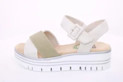 PETER ERIKSON Sandalette Sägezahnsohle beige S14 21012-C23005