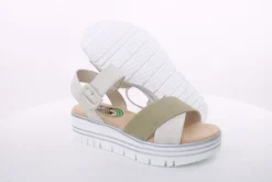 PETER ERIKSON Sandalette Sägezahnsohle beige S14 21012-C23005